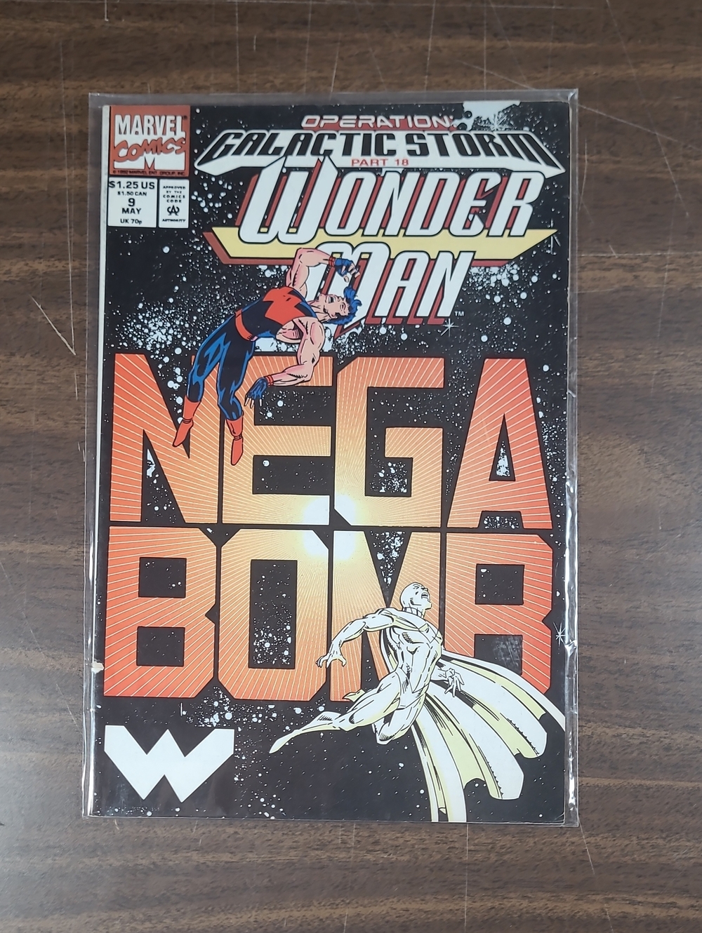 Marvel Comics Wonder Man "Nega Bomb" Issue #9 May 1992